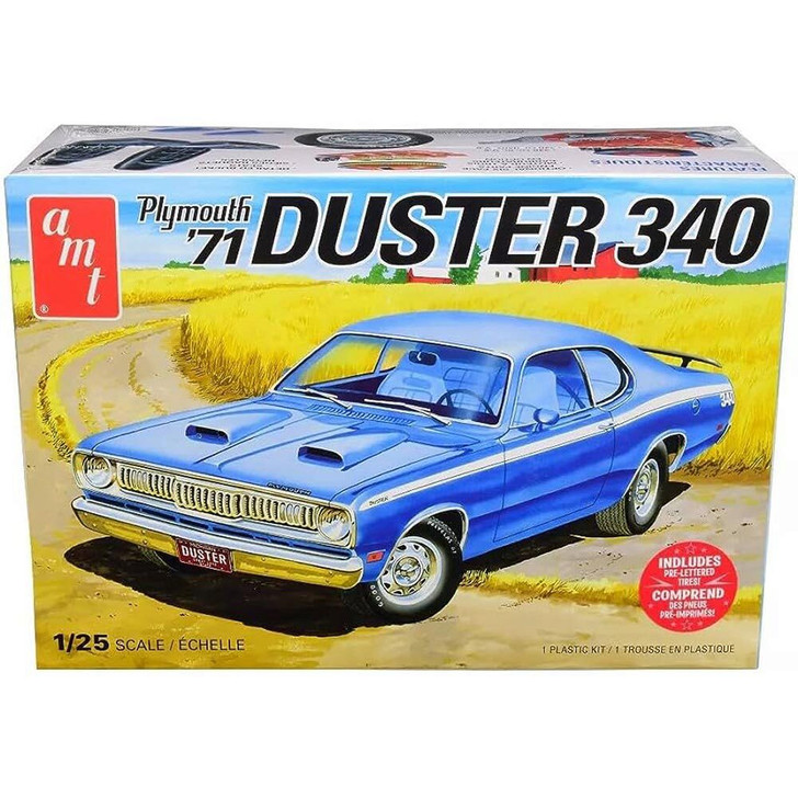 1971 Plymouth Duster 340 1:25 Scale Diecast Model by AMT Main  