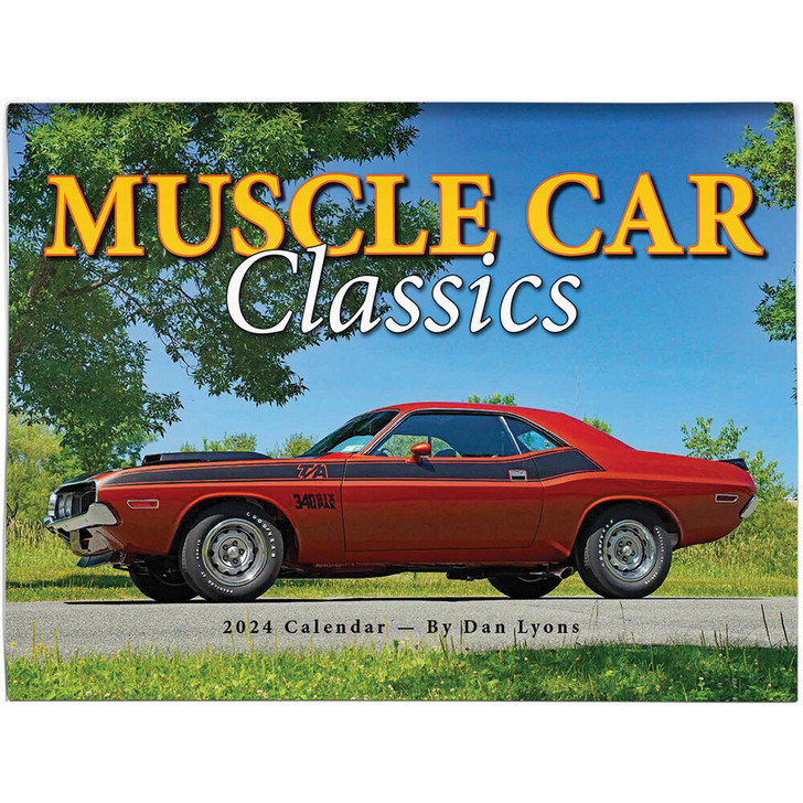 Muscle Car Classics 2024 Wall Calendar | Tide-Mark Press