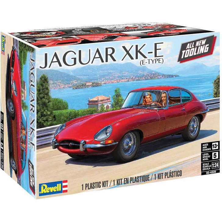 Jaguar E-Type (Coupé) 1:24 Scale Model Kit by Revell