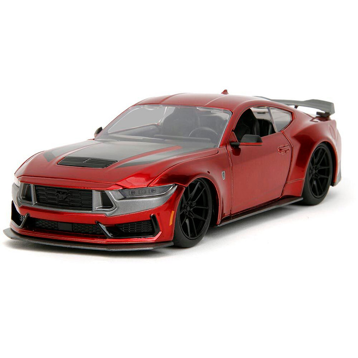 2024 Ford Mustang Dark Horse - Candy Red 1:24 Scale Diecast Model Car by  Jada Toys