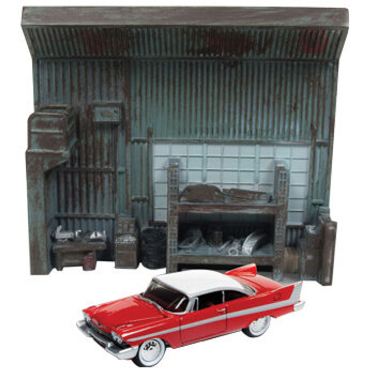 Christine 1958 Plymouth Fury Darnell's Garage Diorama Main  