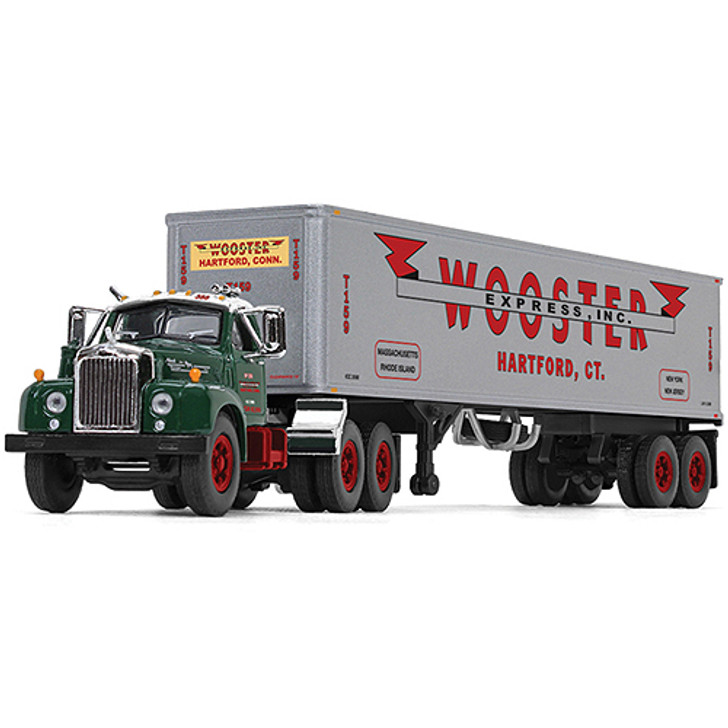 Wooster Express Mack B-61 Day Cab Tractor Trailer Main  