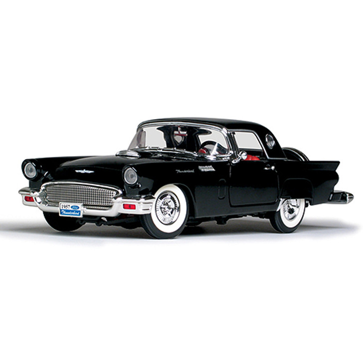 1957 Ford Thunderbird - black 1:18 Scale Diecast Replica Model by Road  Signature