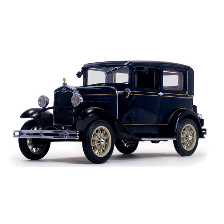 1931 Ford Model A Tudor -Lombard Blue 1:18 Scale Diecast Model by Sunstar