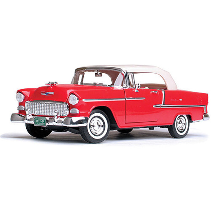 1955 chevy bel air coupe diecast replica