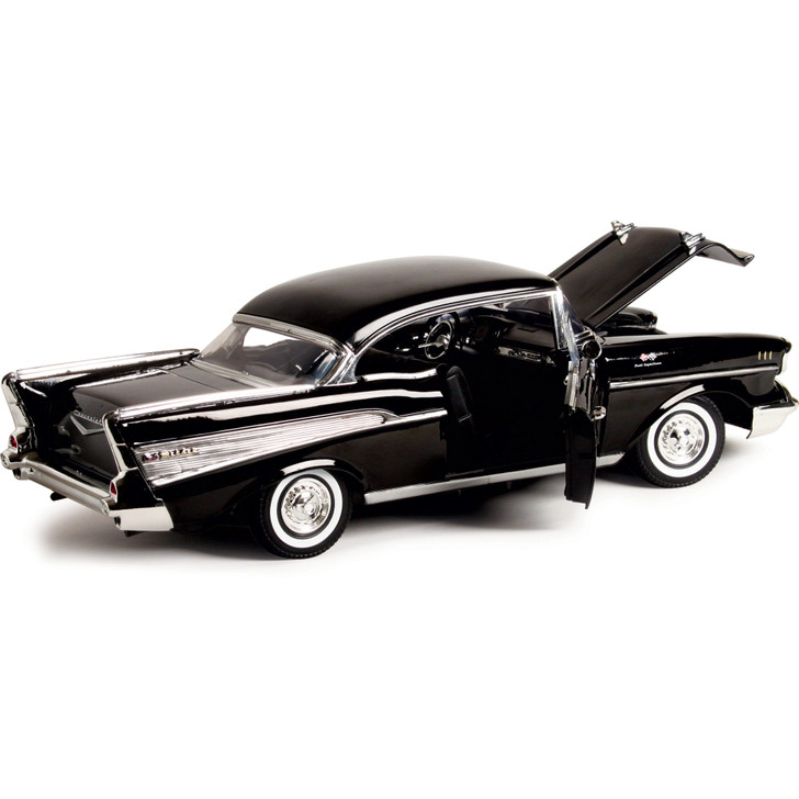 1957 Chevy Bel Air black Diecast Model | Motormax