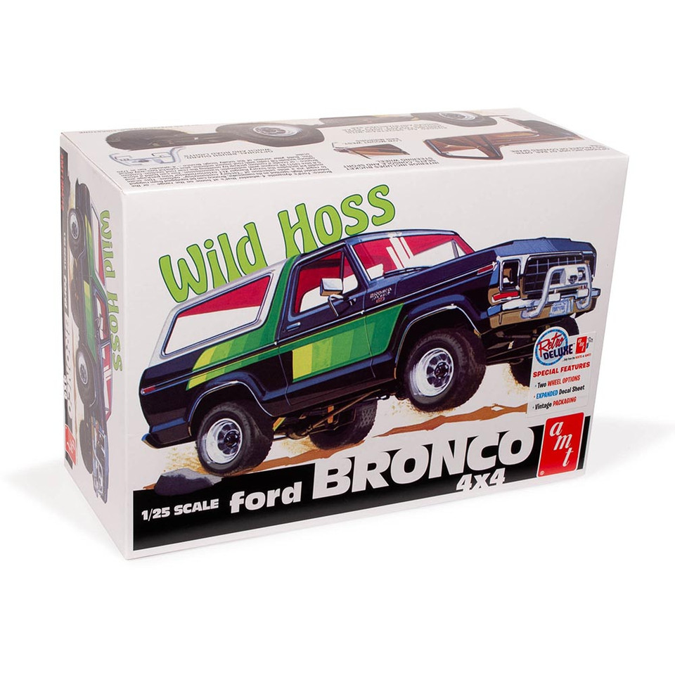 1978 Ford Bronco Wild Hoss 1/25 Kit 1:25 Scale Diecast Model by AMT Main Image