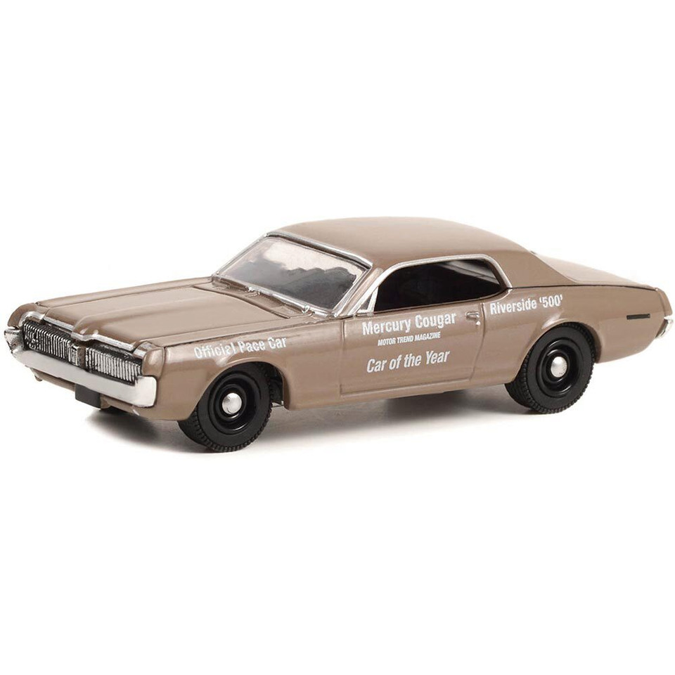 1967 Mercury Cougar - Riverside 500 Official Pace Car - Motor Trend Magazine Car of the Year 1:64 Scale Diecast Model by Greenlight Main Image