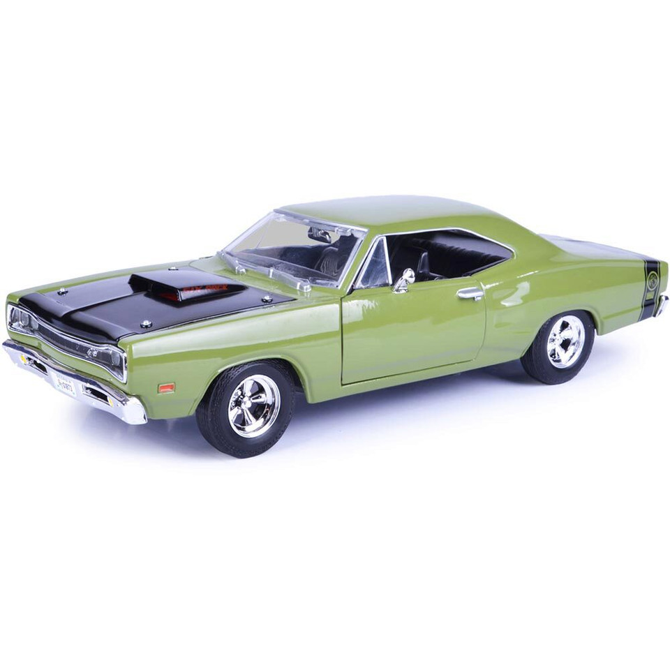 1969 Dodge Coronet SuperBee - Green 1:24 Scale Diecast Model by Motormax Main Image
