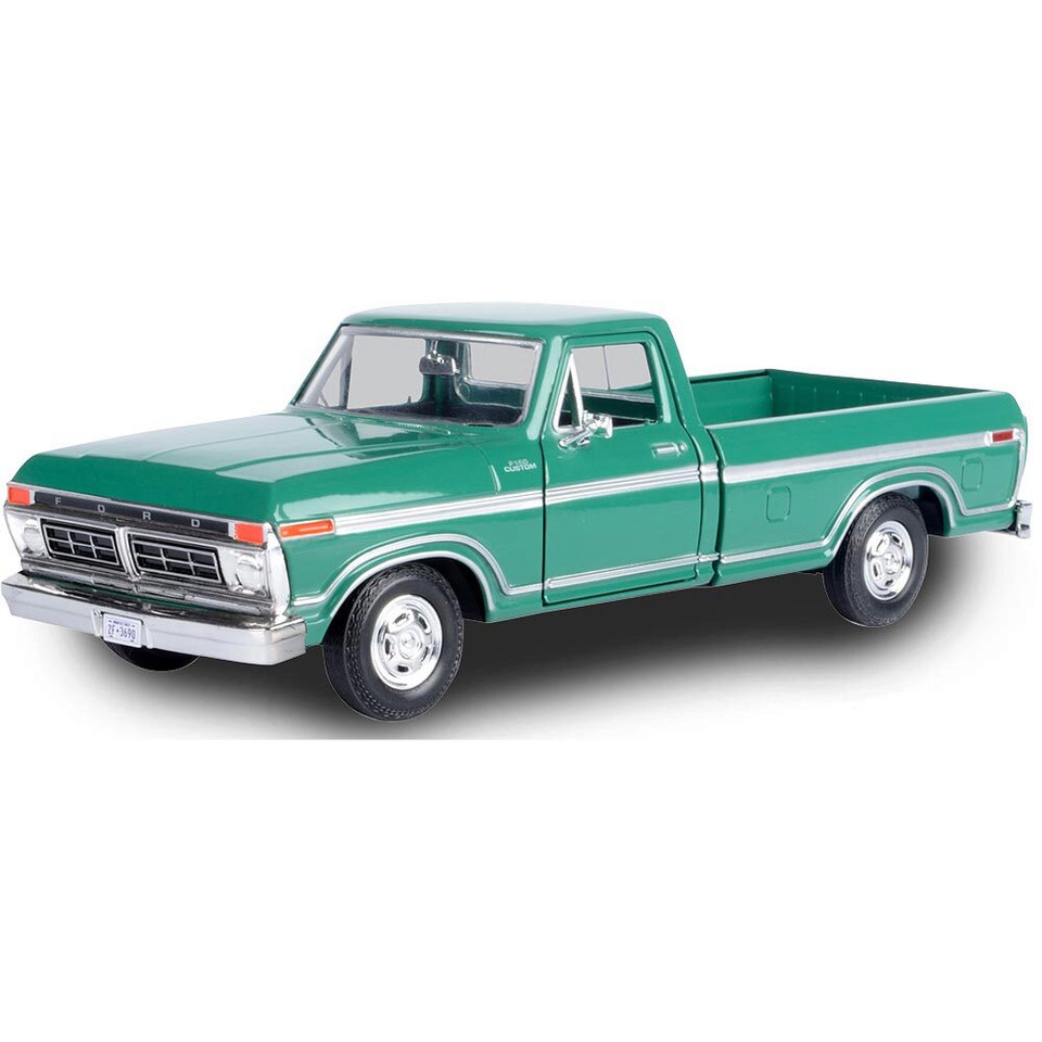1977 Ford F-150 Custom Pickup - Jade Glow 1:24 Scale Diecast Model by Motormax Main Image