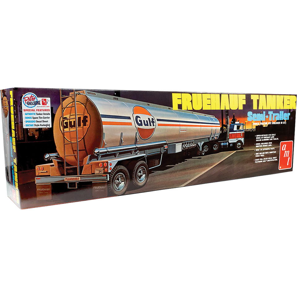 Fruehauf Tanker Gulf 1/25 Kit 1:25 Scale Model Kit by AMT Main Image