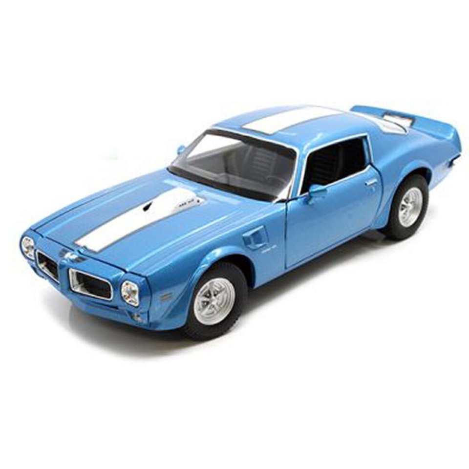 1972 Pontiac Firebird Trans-Am - Blue 1:24 Scale Diecast Model by Welly Main Image