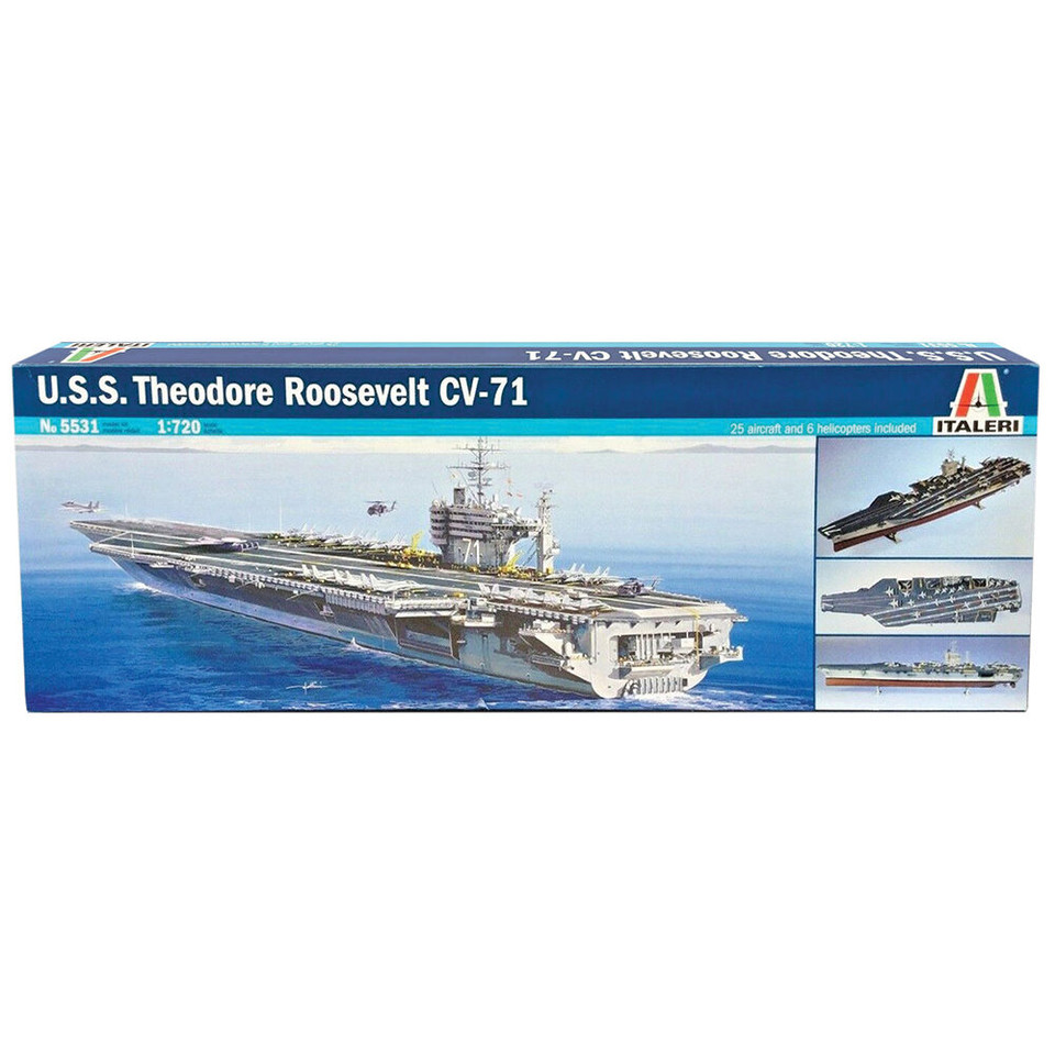 U.S.S. Roosevelt CVN-71 1/720 Kit Main Image