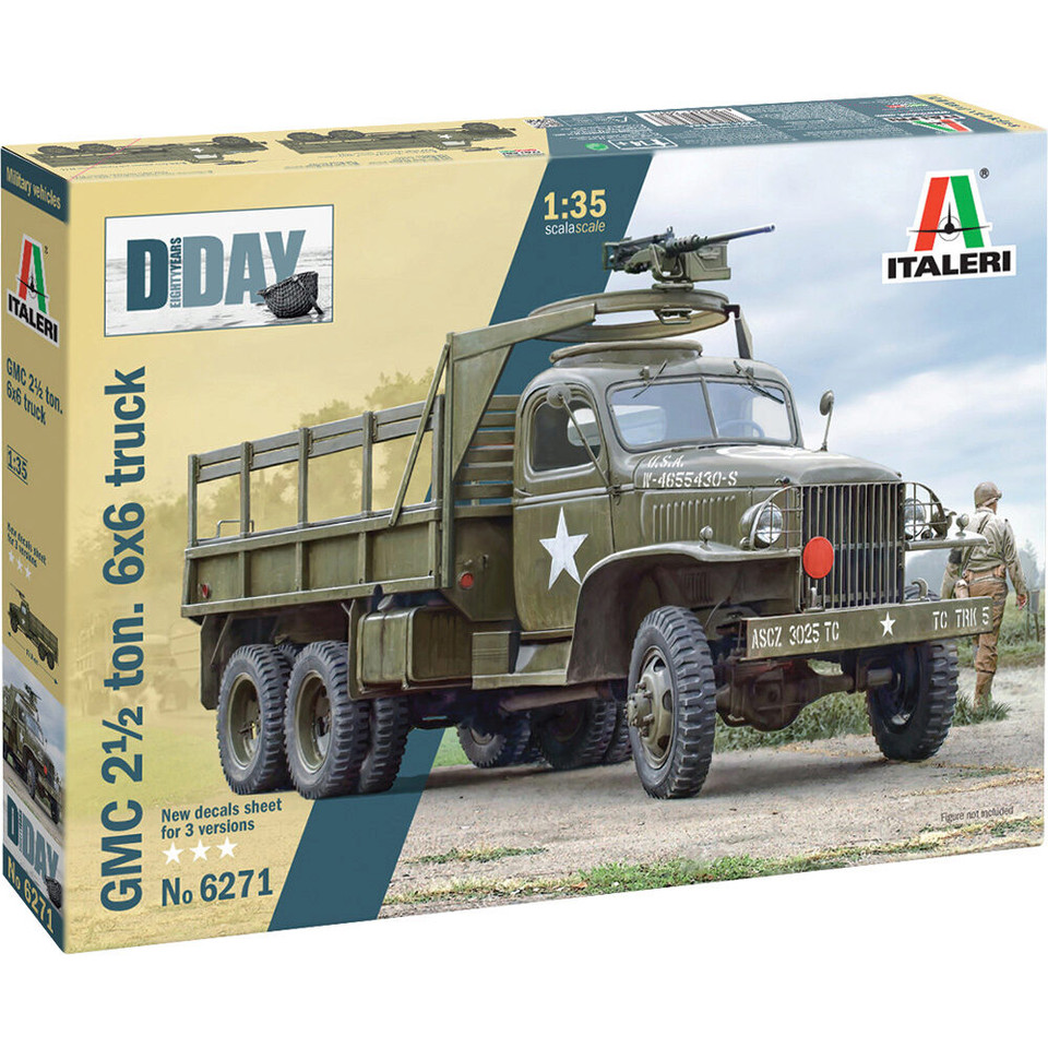 GMC 2 1/2 Ton, 6X6  Truck 1/35 Kit Main Image