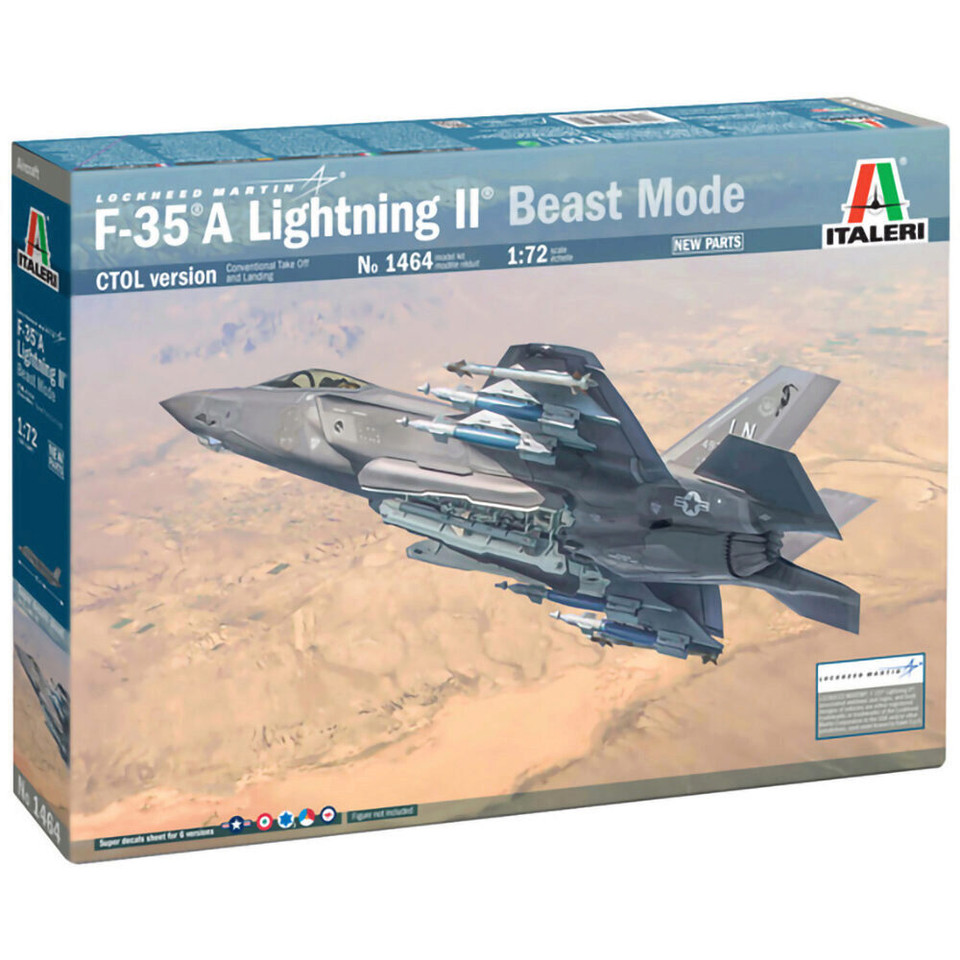 F-35A Lightning Ii (Beast Mode) 1/72 Kit Main Image