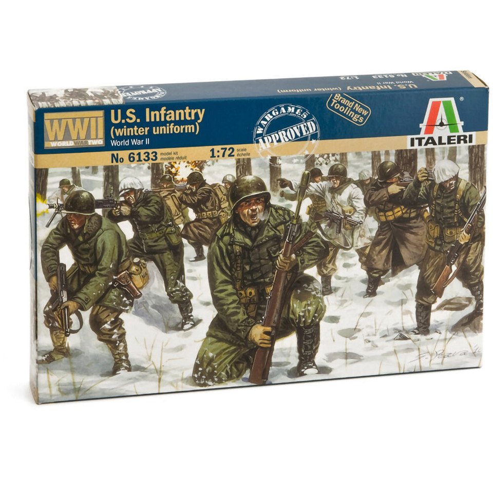 U.S. Infantry - Winter Uniform (WWII) 1/72 Figures Main Image