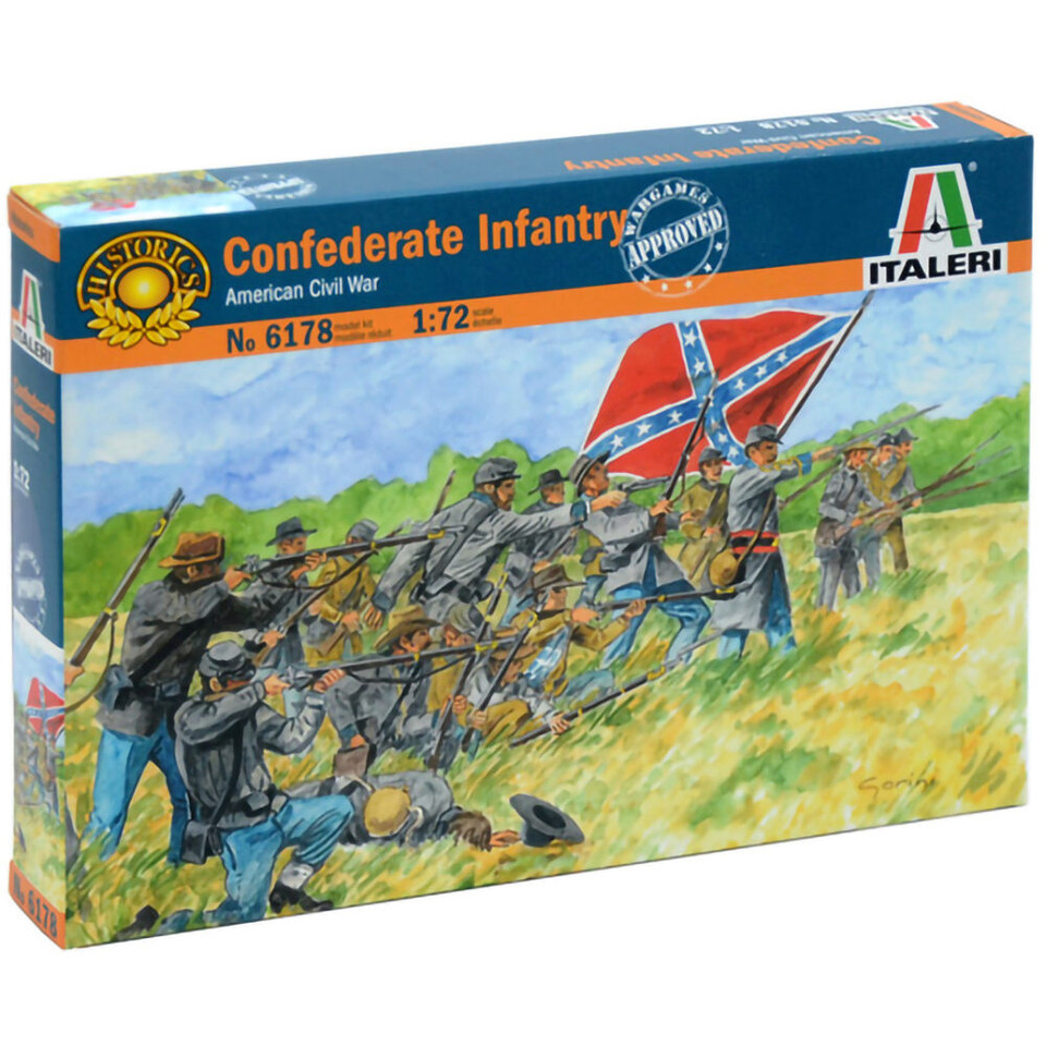 Confederate Inf. (American Civil War) 1/72 Figures Main Image