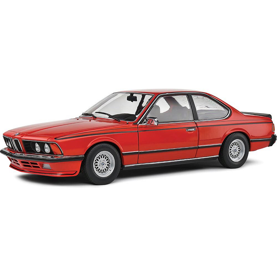 1984 BMW 635 CSI (E24) Red 1:18 Scale Diecast Model by Solido Main Image
