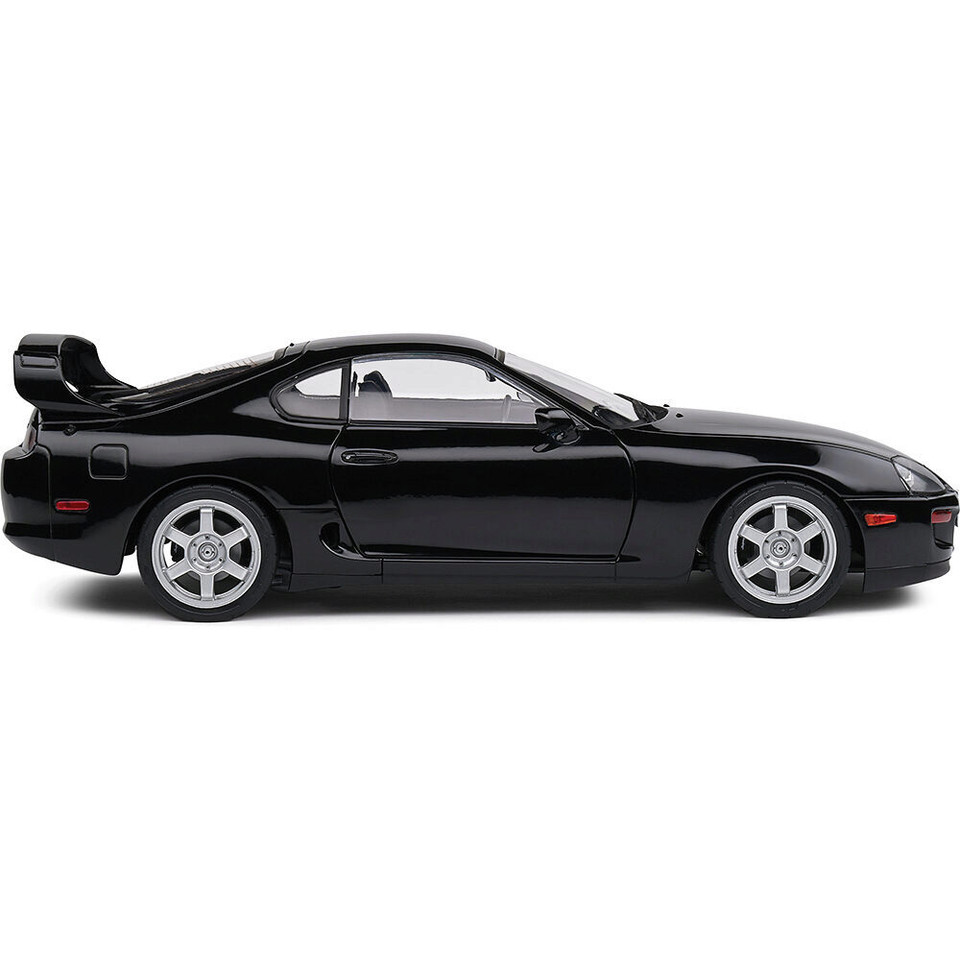 1993 Toyota Supra Mk4 (A80) - Black 1:18 Scale Diecast Model Car by Solido Main Image