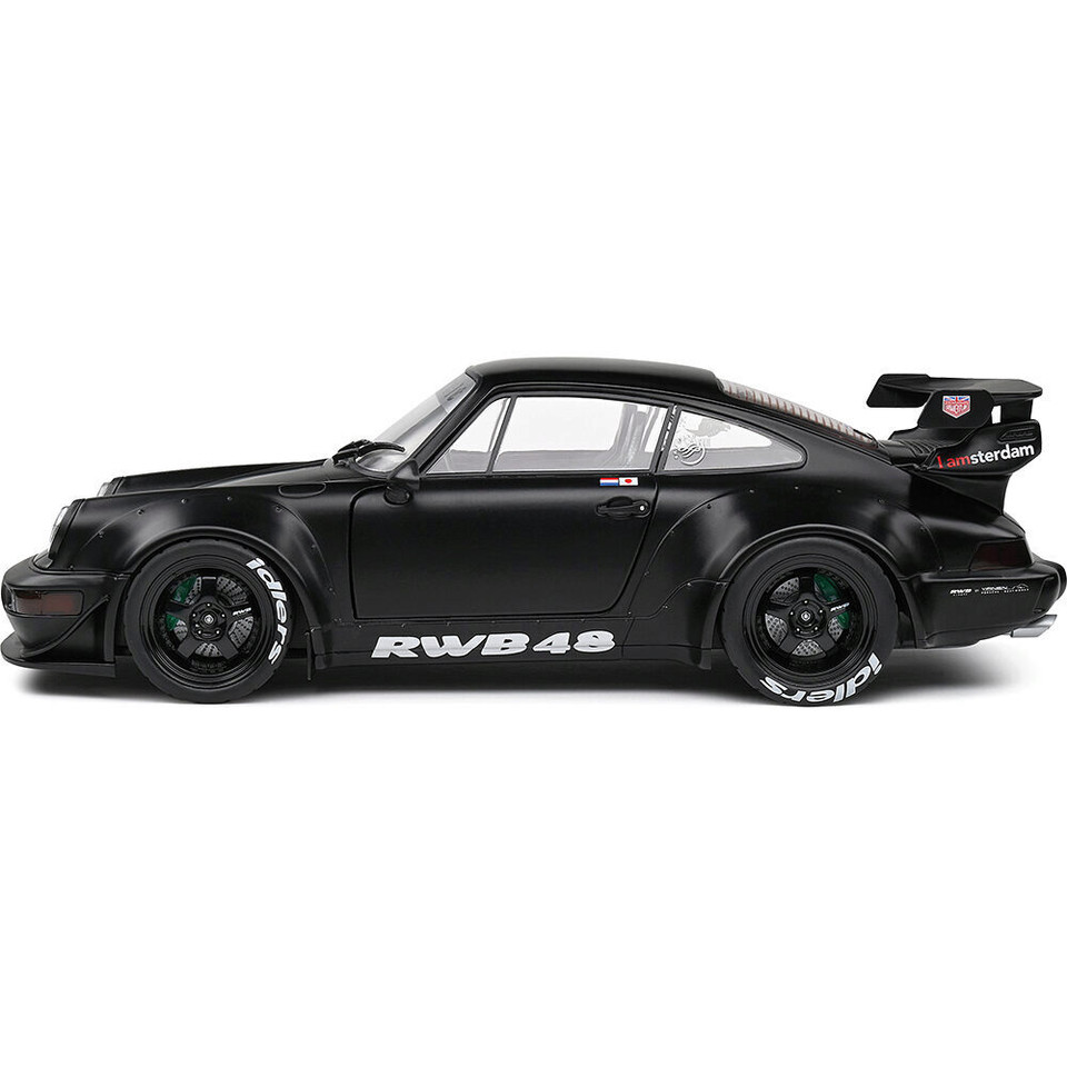 2016 RWB Bodykit - Darth Vader Black 1:18 Scale Diecast Model Car by Solido Main Image