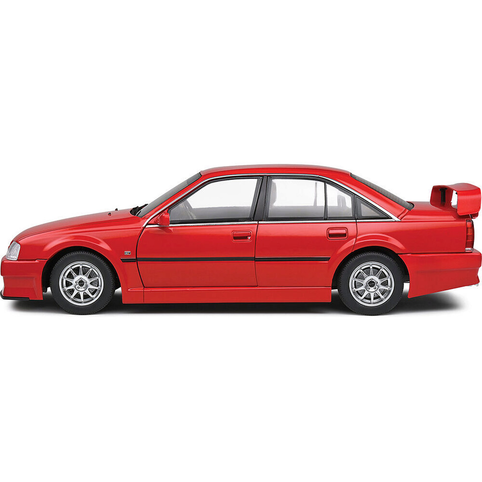 1990 Opel Omega 3000 24V - Red 1:18 Scale Diecast Model Car by Solido Main Image