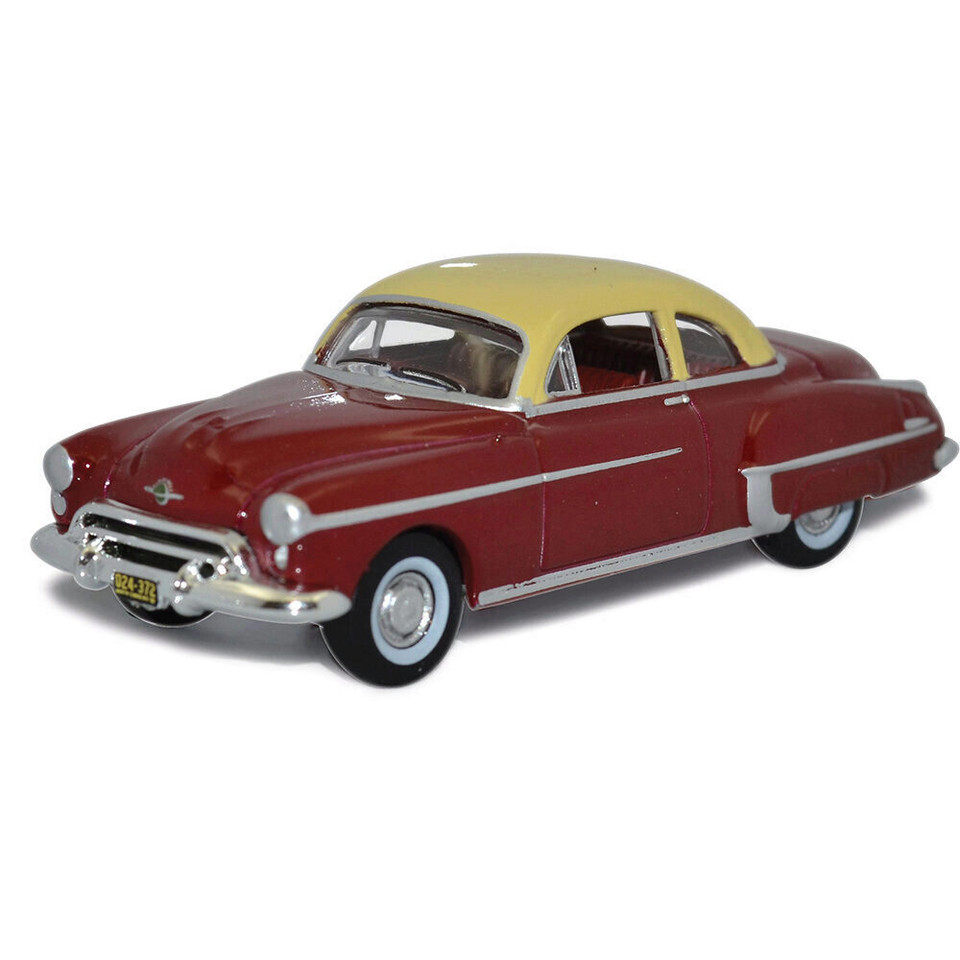 1950 Oldsmobile Rocket 88 Coupe - Chariot Red / Canto Cream Main Image