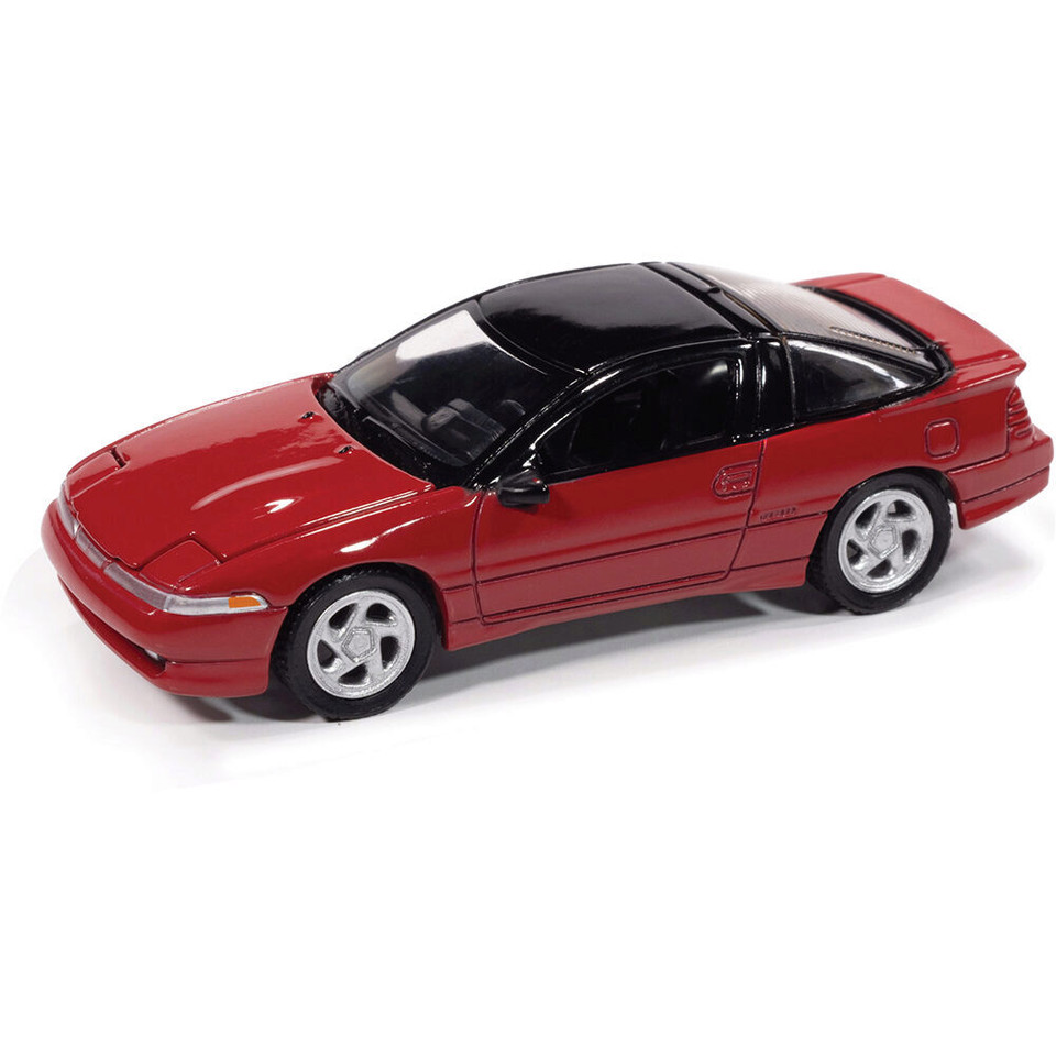1991 Mitsubishi Eclipse GSX - Maranello Red 1:64 Scale Diecast Model Car by Auto World Main Image