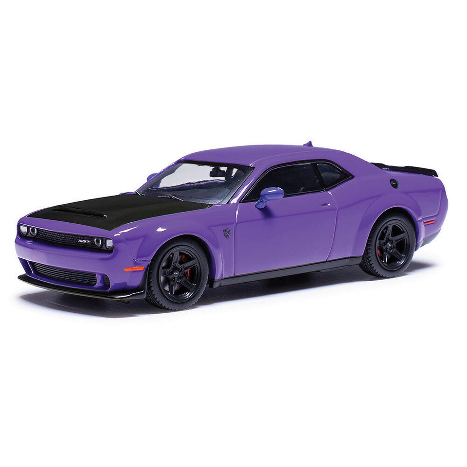 2018 Dodge Challenger SRT Demon - Plum Crazy 1:43 Scale Diecast Model Car by IXO Models Main Image
