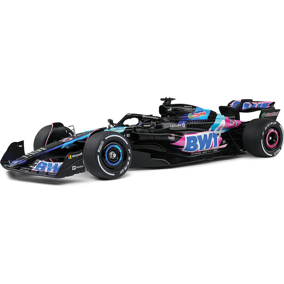 2024 Alpine F1 A524 Presentation - Blue E.Ocon 1:18 Scale Diecast Model Car by Solido Main Image