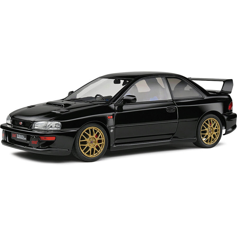 1998 Subaru Impreza 22B - Black 1:18 Scale Diecast Model Car by Solido Main Image