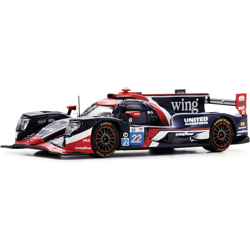 2024 Oreca 07 - Gibson No.22 UNITED AUTOSPORTS Winner LMP2 Le Mans 24H with Trophy 1:43 Scale Cast Resin Model Car by Spark Main Image