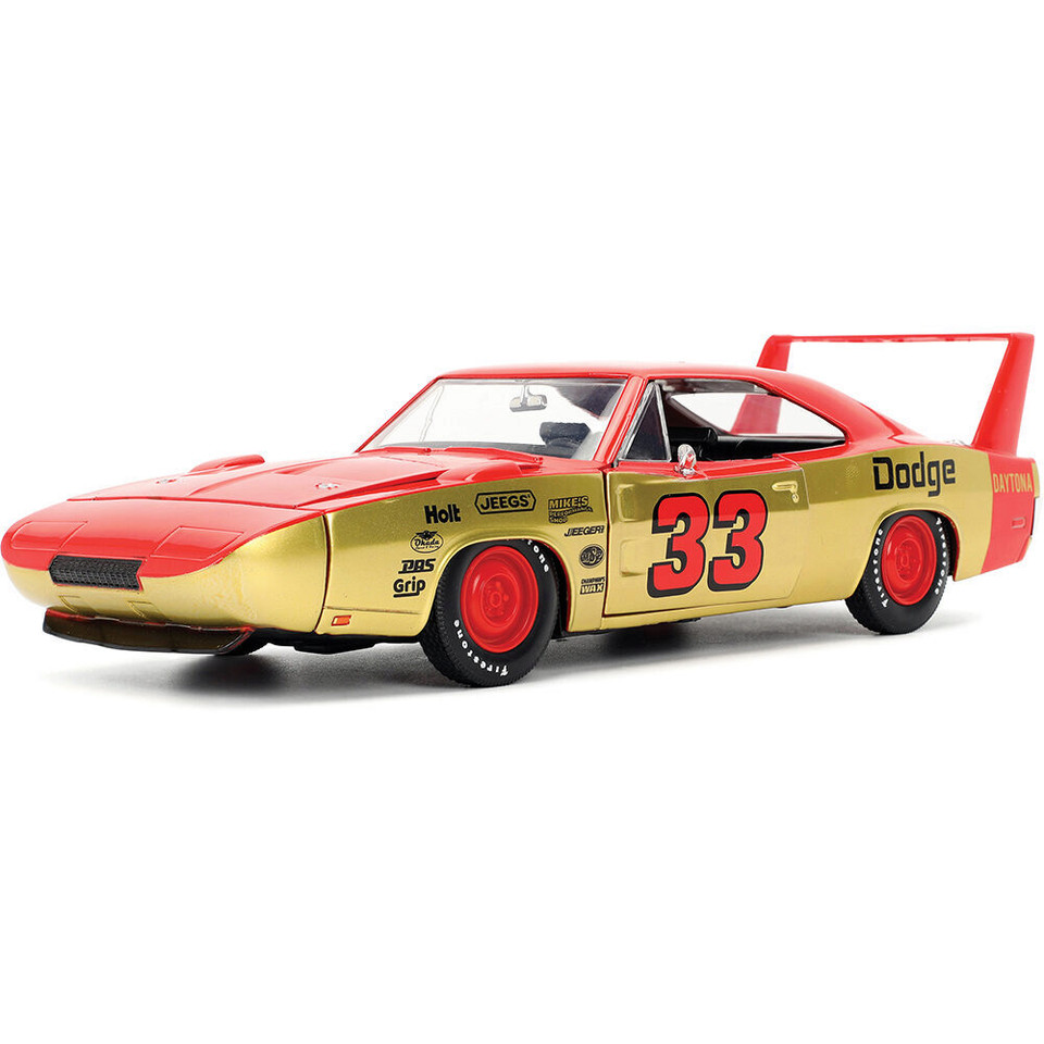 1969 Dodge Charger Daytona - #33 1:24 Scale Diecast Model Car by Jada Toys Main Image