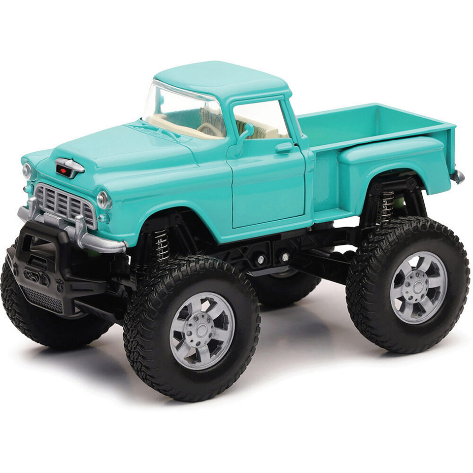 Chevy Step-Side Pick Up W/ Big Wheel Suspension 1:32 Scale Diecast Model Truck by New-Ray Toys Main Image