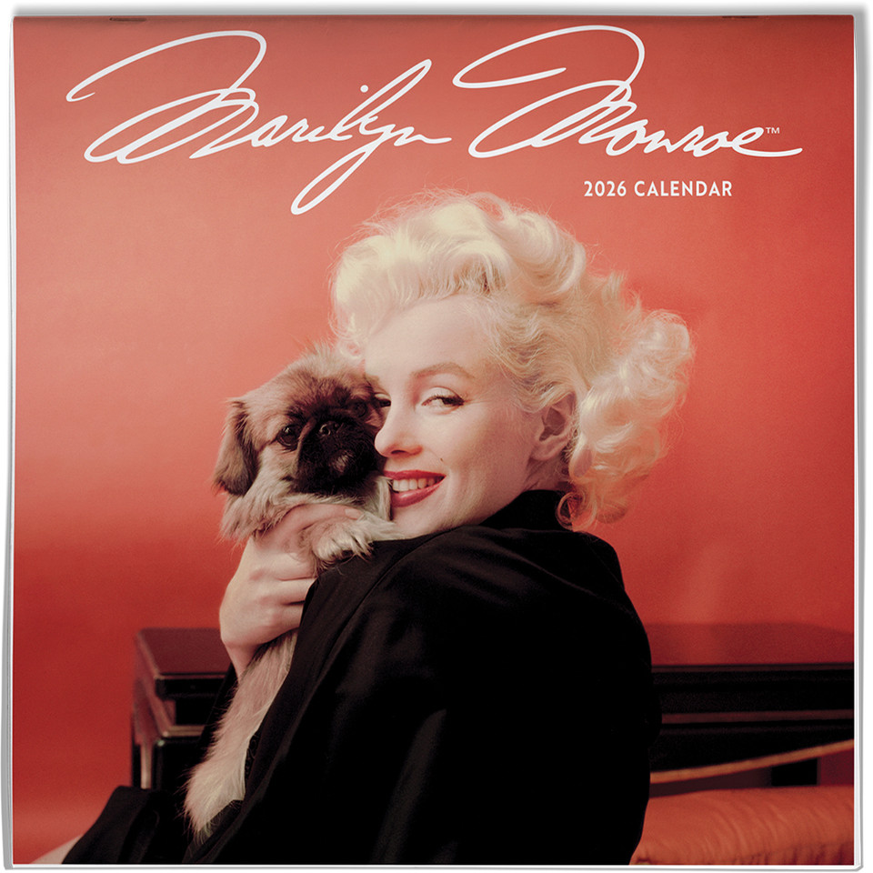 Marilyn Monroe 2026 Wall Calendar  Stapled Wall Calendar by Carousel Calendars Main Image