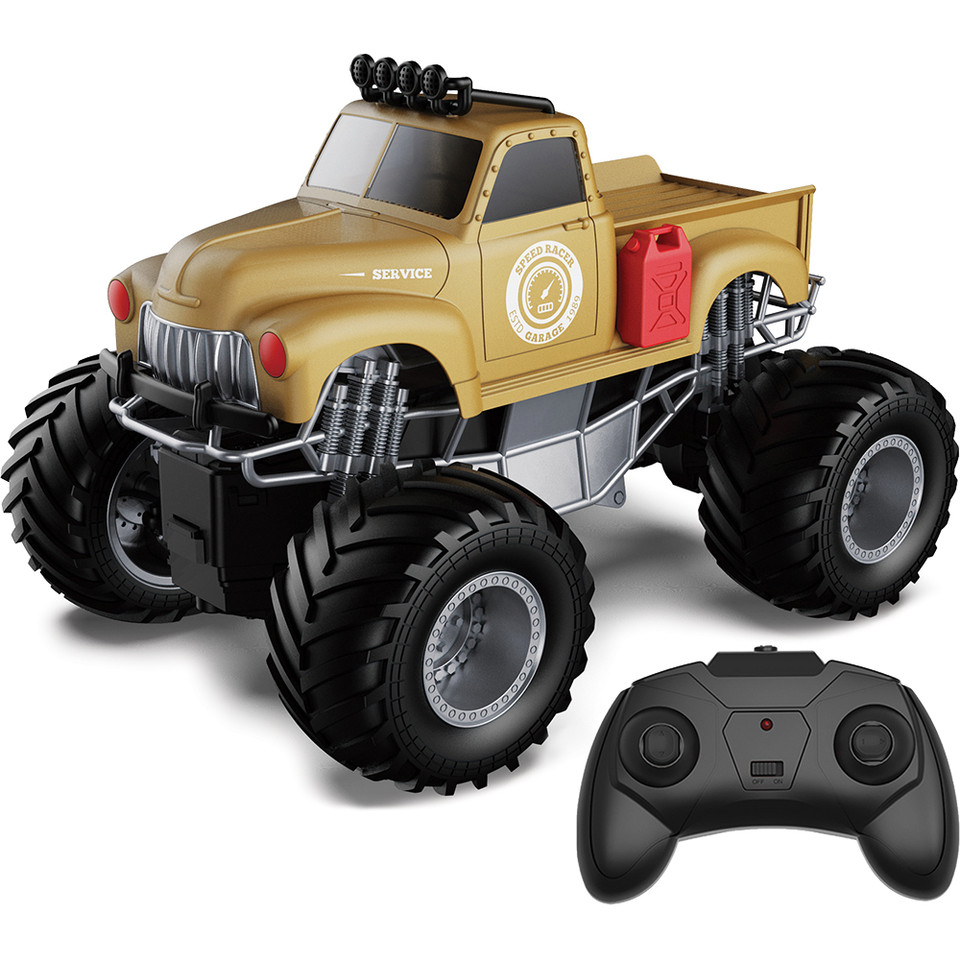 R/C 2.4 GHz Vintage Off-Road Pickup 1:16 Scale Radio Control Truck by New Capable Main Image
