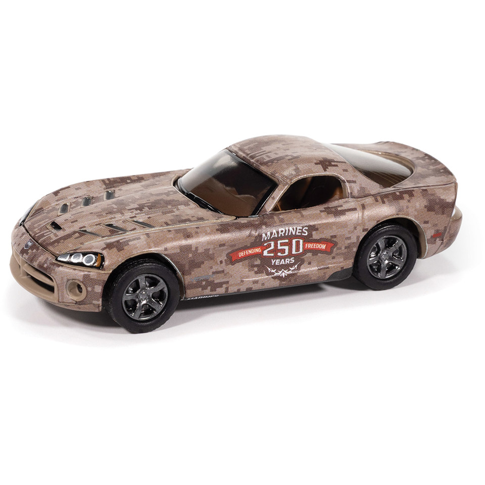 2008 Dodge Viper SRT 250th Anniversary - Marine Desert Camo 1:64 Scale Diecast Model Car by Johnny Lightning Main Image