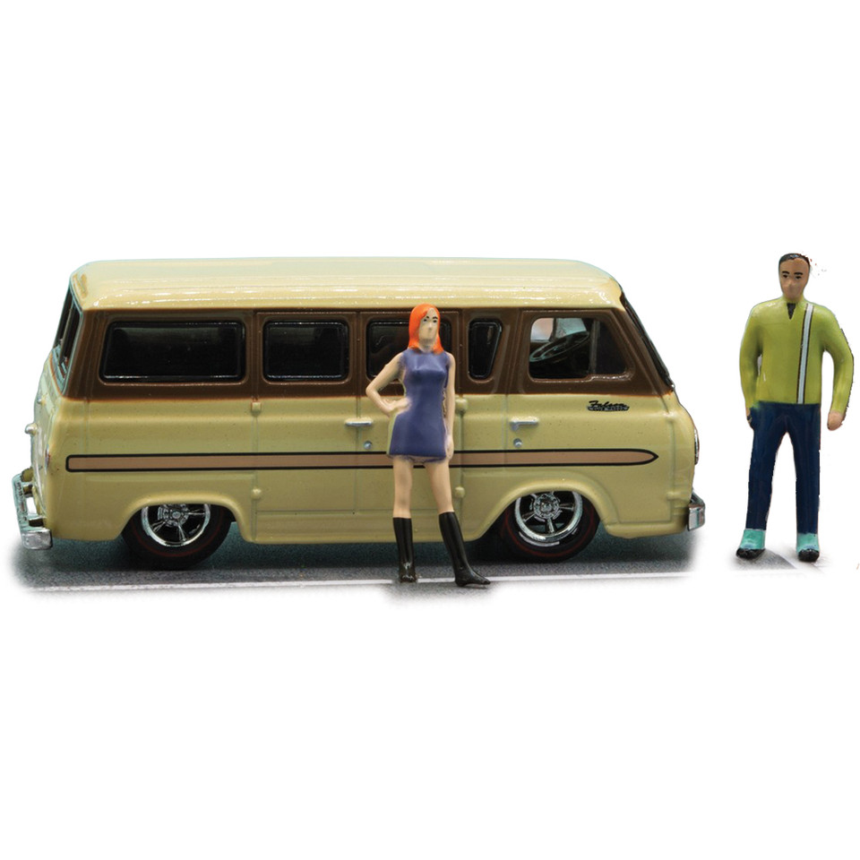 1965 Ford Falcon Club Wagon "The Daily Grind" - Diorama Main Image