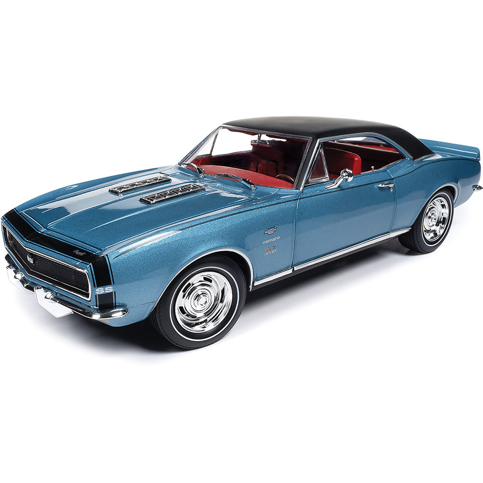 1967 Chevy Camaro Coupe MCACN  - Nantucket Blue 1:18 Scale Diecast Model Car by American Muscle Main Image