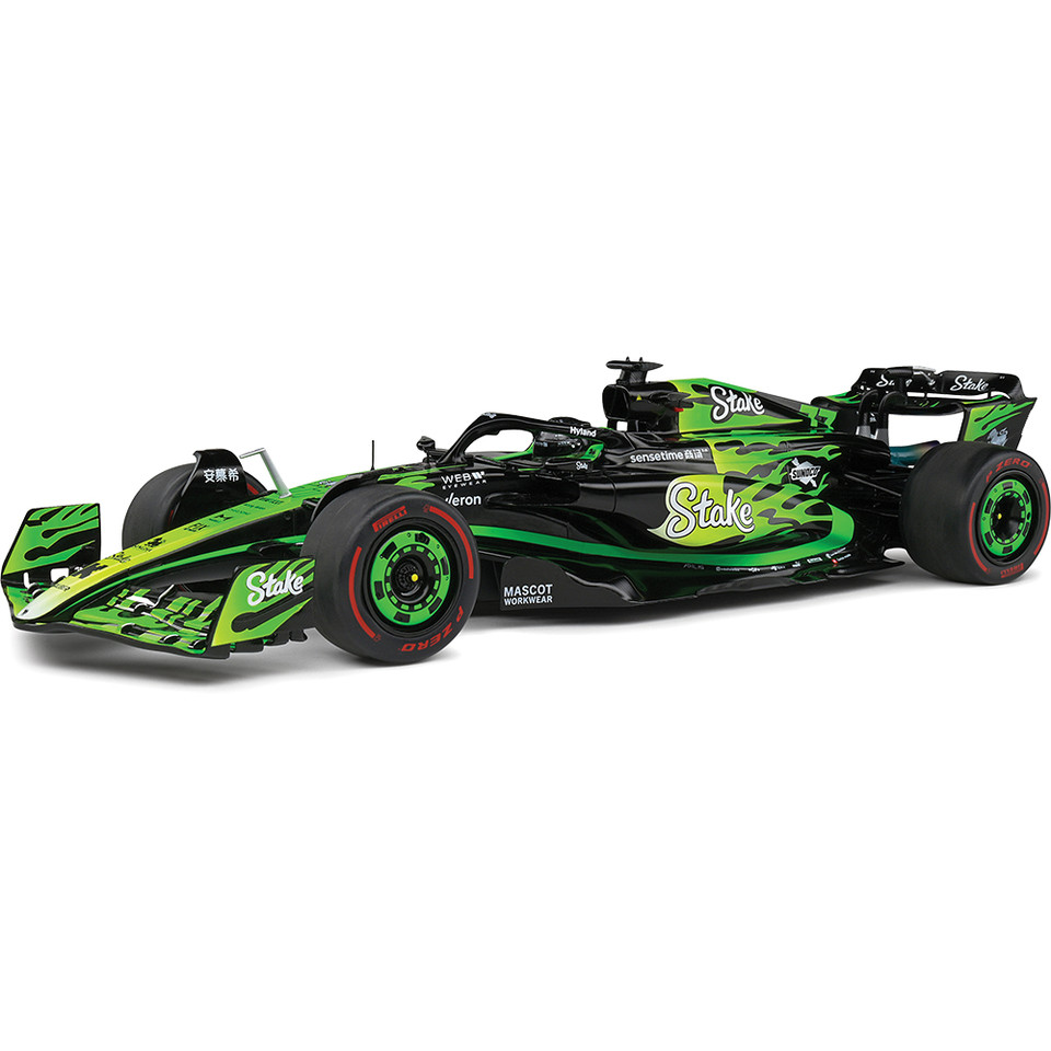 2024 Kick Sauber F1 Team C44 Black V.Bottas Las Vegas GP 1:18 Scale Diecast Model Car by Solido Main Image
