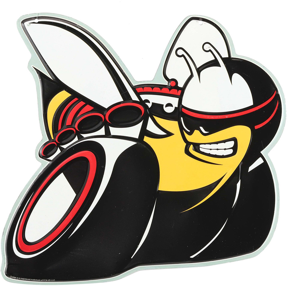 Dodge Scat Pack Embossed Metal Sign  Metal Sign by Open Roads Main Image