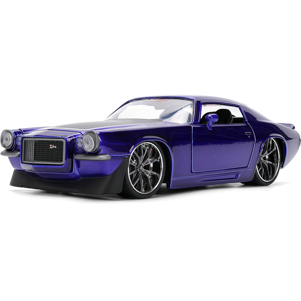 1971 Chevy Camaro - Indigo 1:24 Scale Diecast Model Car by Jada Toys Main Image