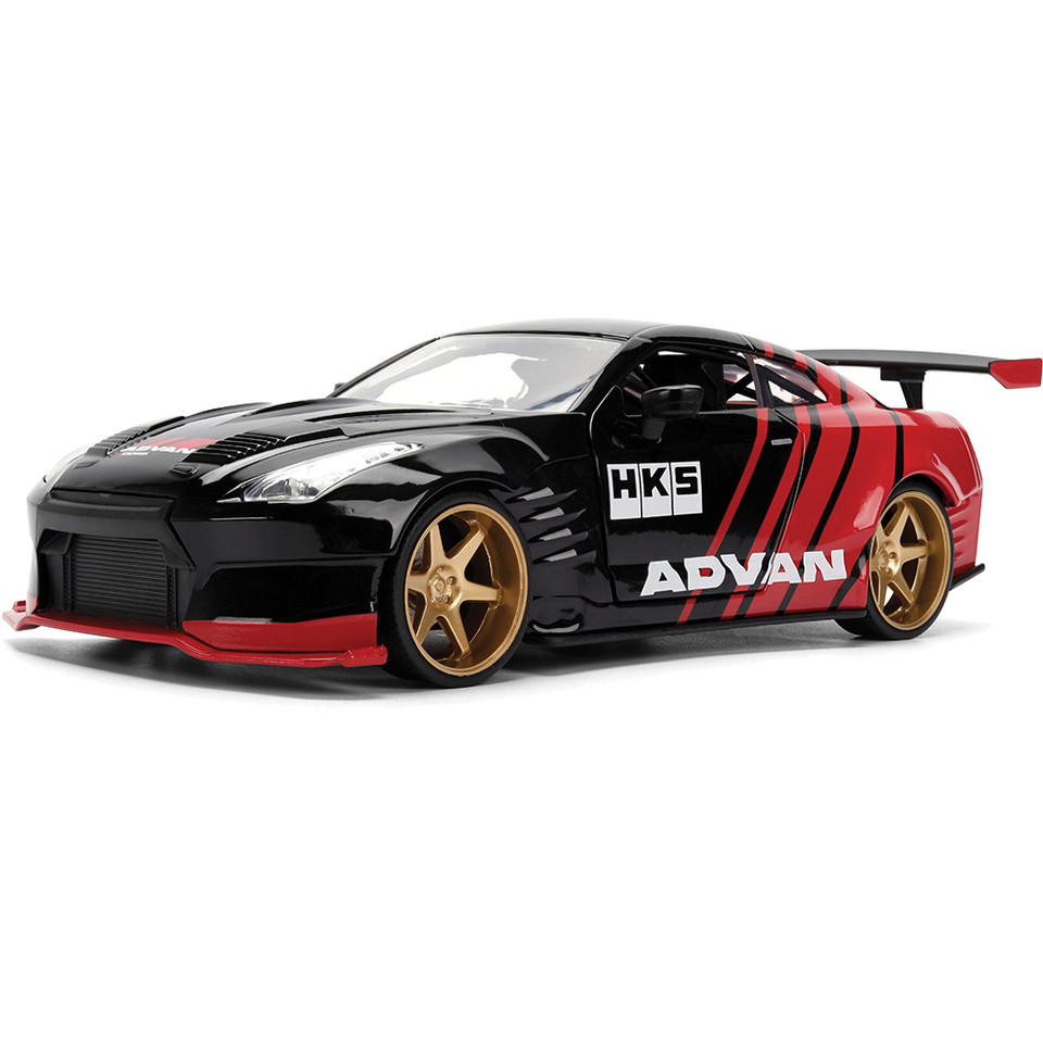 2009 Nissan GT-R (R35 (Ben Sopra Kit) - Advan 1:24 Scale Diecast Model Car by Jada Toys Main Image