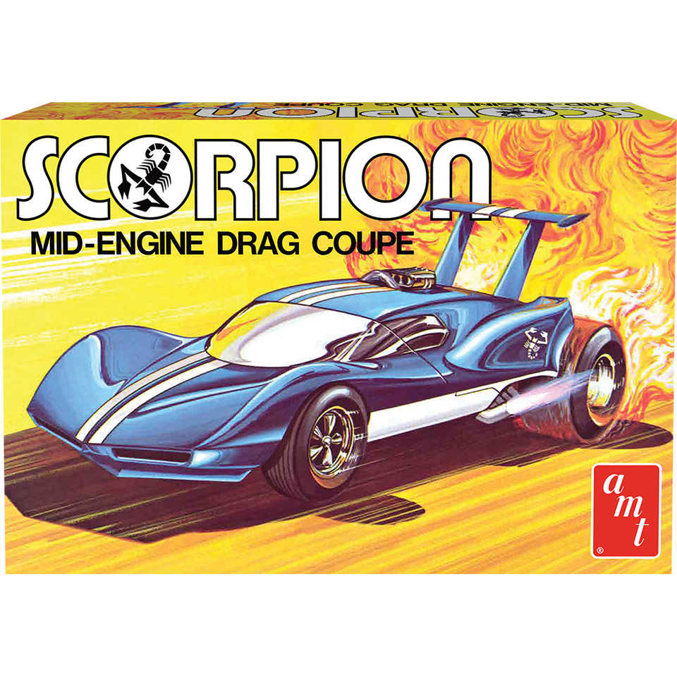 Scorpion Drag Coupe 1:25 Scale Plastic Model Kit by AMT Main Image