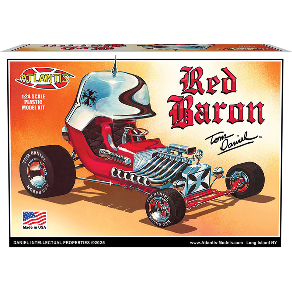 Tom Daniel Red Baron Show Car w/Trading Card - Model Kit Main Image
