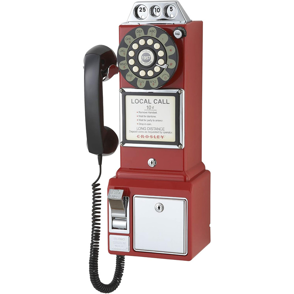 Classic Pay Phone - Red Main Image