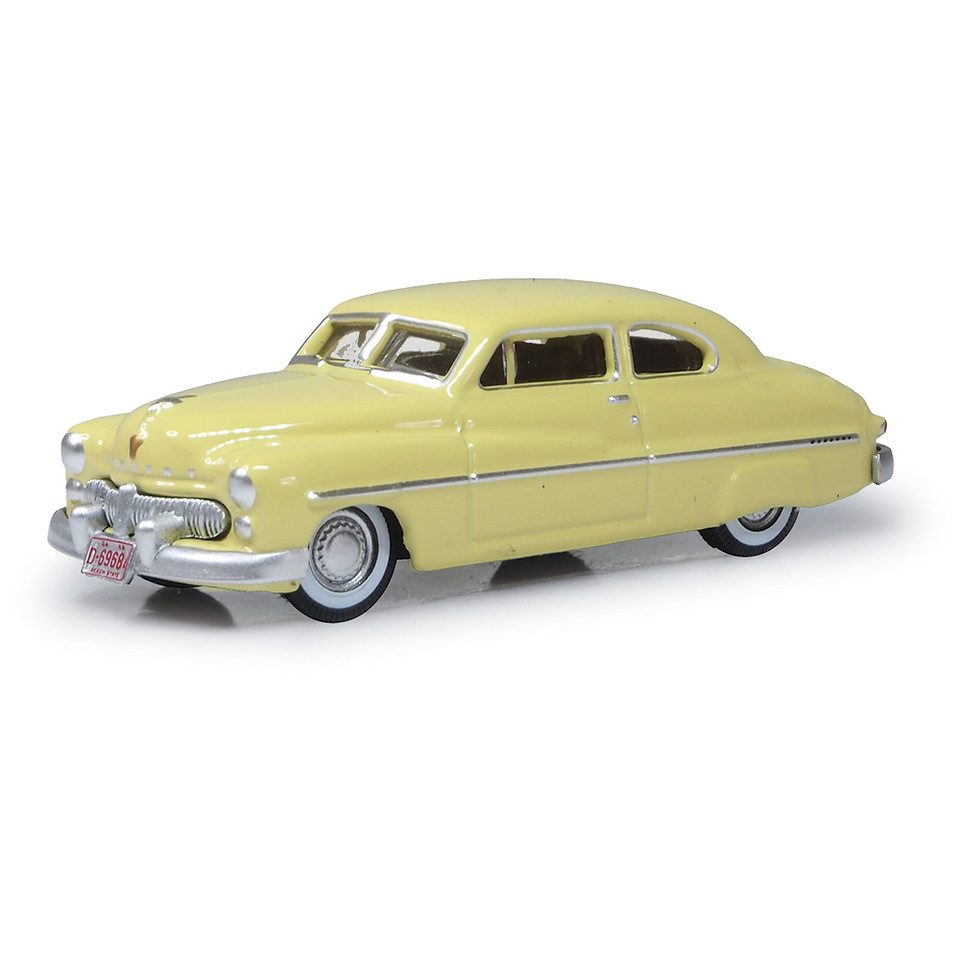 1949 Mercury 8 Coupe - Calabash Yellow 1:87 Scale  by Oxford Diecast Main Image