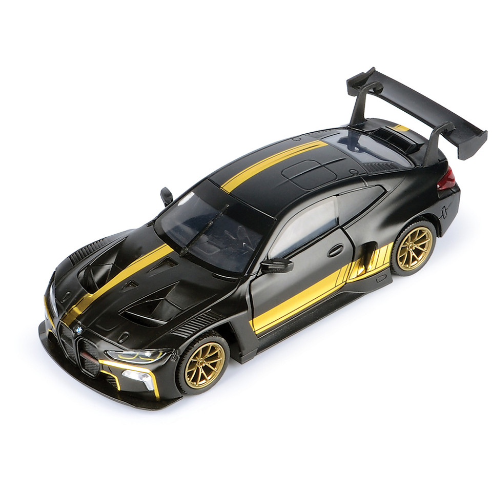 BMW M4 GT3 - Midnight Eclipse 1:24 Scale Diecast Model Car by Motormax Main Image