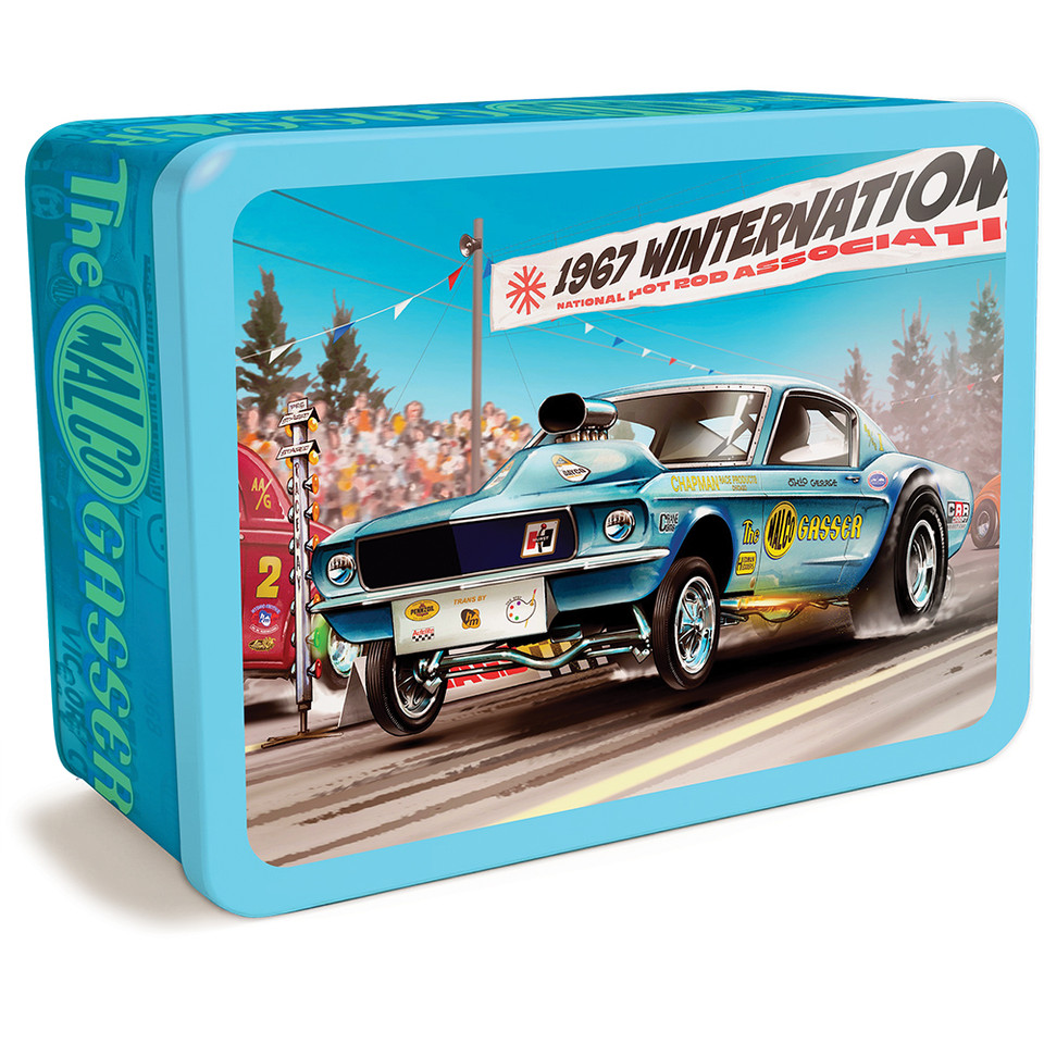 Ohio George Malco Gasser Mustang (Collectors Tin) 1:25 Scale Plastic Model Kit by MPC Models Main Image