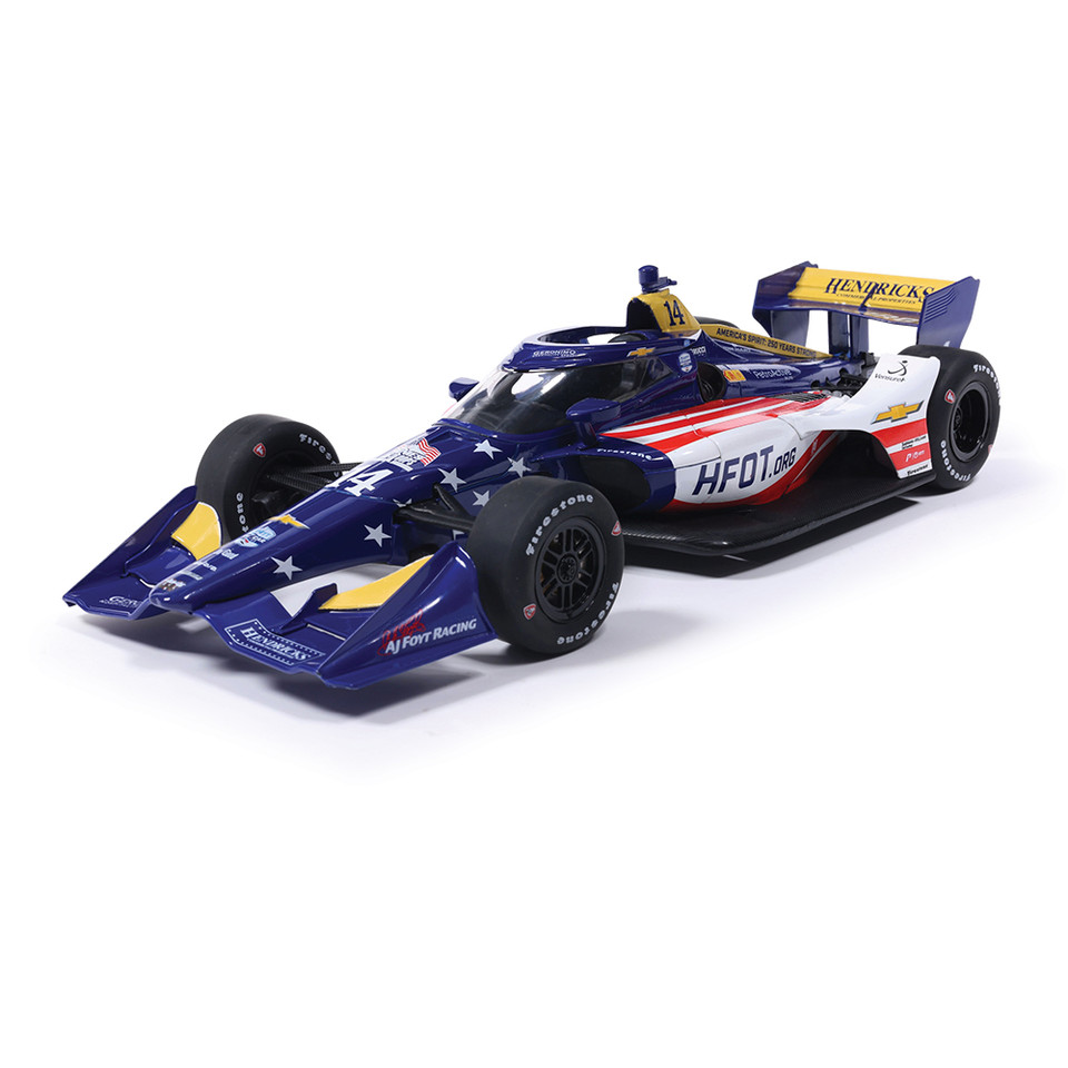 2026 NTT IndyCar Series #14 Santino Ferrucci / AJ Foyt Racing Super Speedway 1:18 Scale Diecast Model Car by IXO Models Main Image