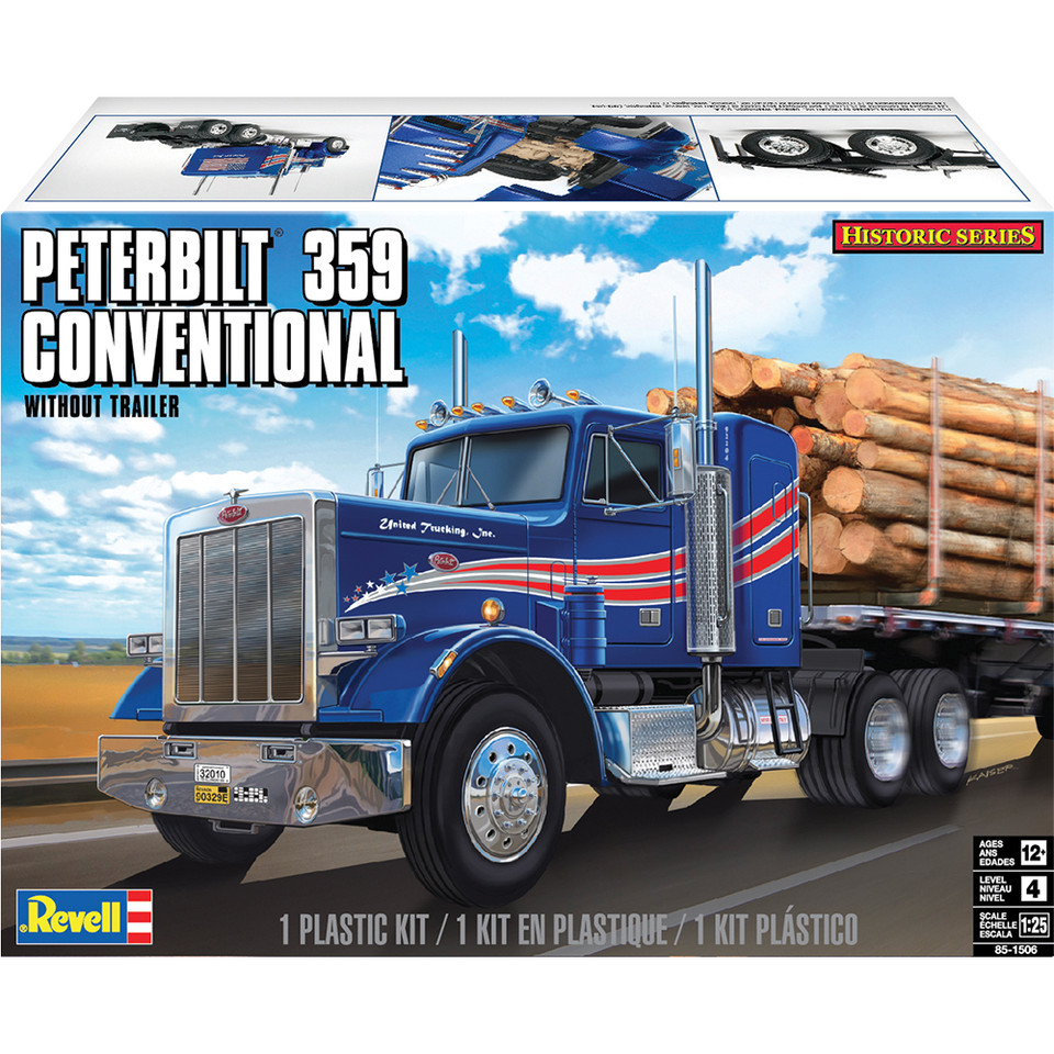 Peterbilt 359 Conventional - Plastic Model Kit 1:25 Scale Model Kit by Revell Main Image
